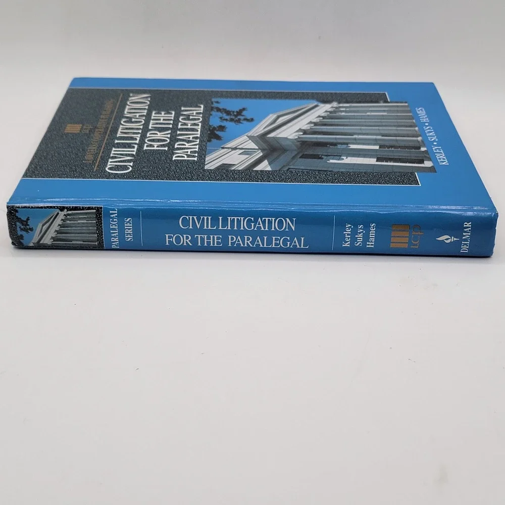 Kerley Civil Litigation for the Paralegal Hardcover‎ 1st Printing 1992 Excellent